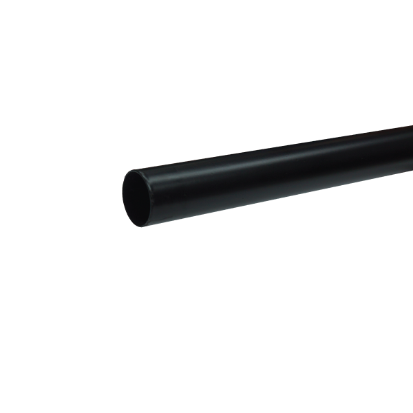 25mm matt black rods pw01